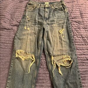 BDG High Waist Wide Leg Jeans